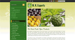 Desktop Screenshot of mkexports.co.in