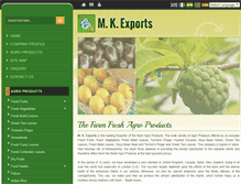 Tablet Screenshot of mkexports.co.in